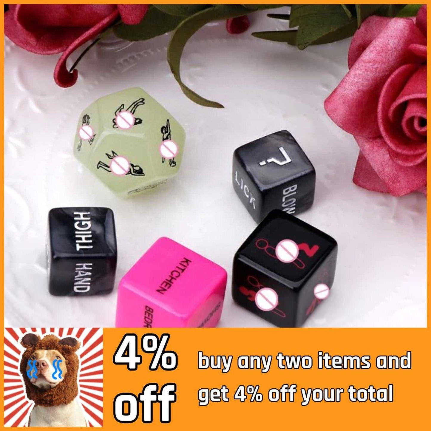 Sex Dice Fun Adult Erotic Love Sexy Posture youcantbringitwithyou