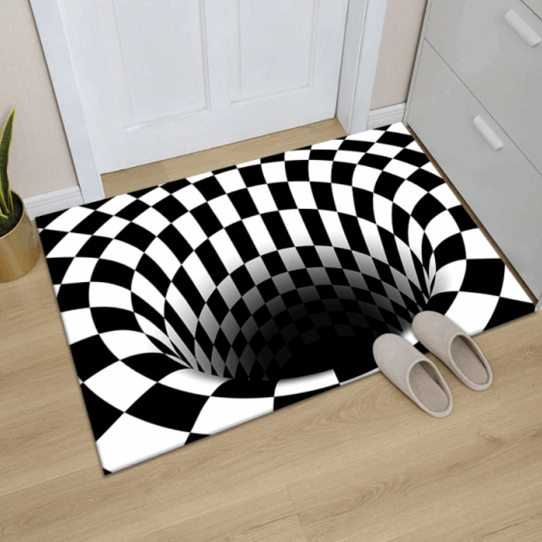 Scary Trap Visual Carpet Sewer Manhole Cover Carpe youcantbringitwithyou