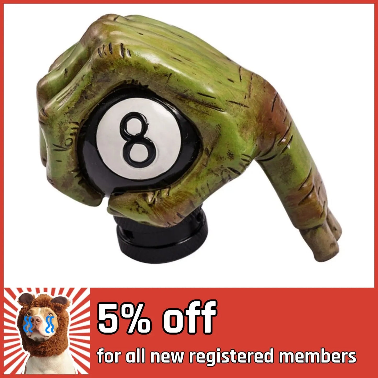 Car Gear Shift Knob Styling Ghost Hand youcantbringitwithyou