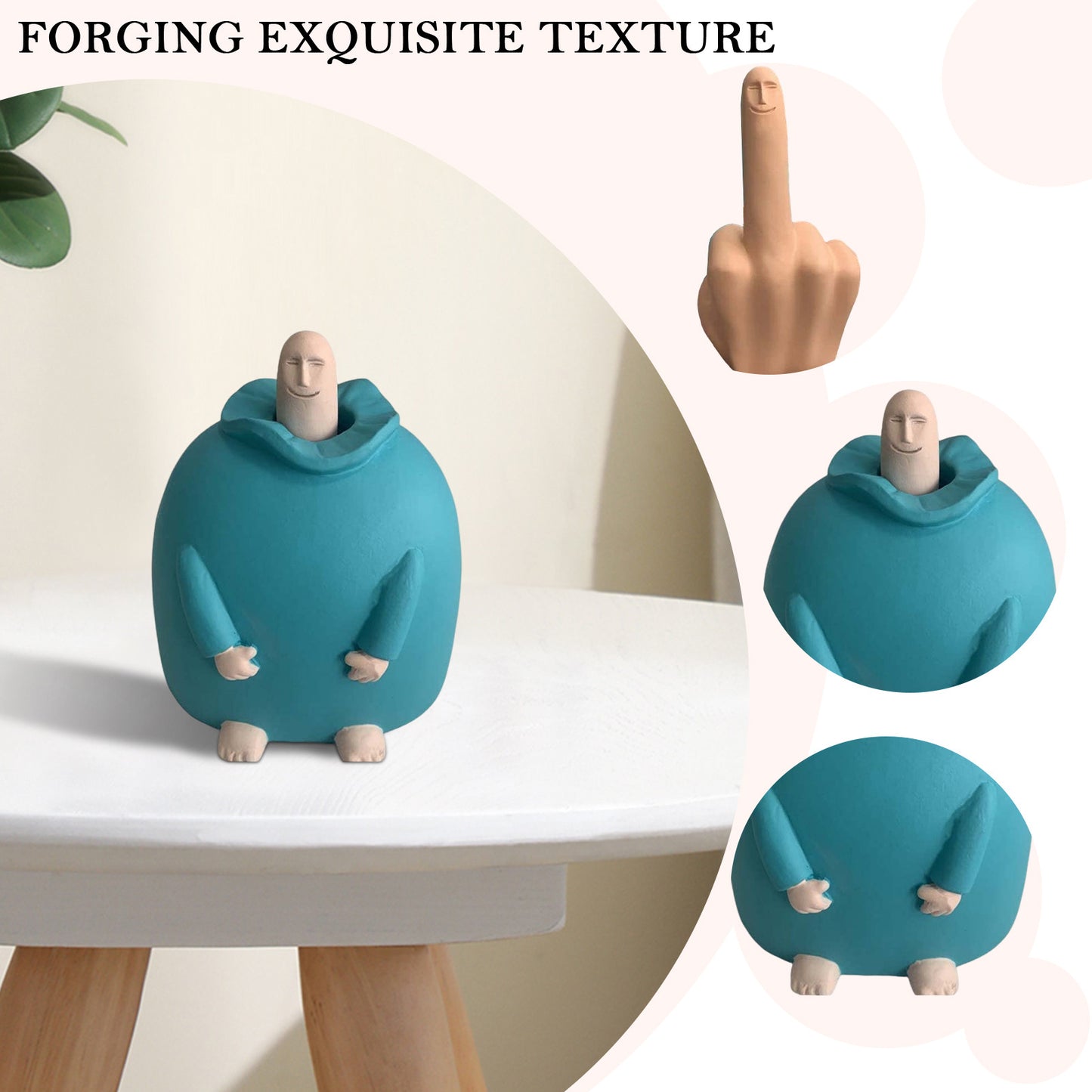 April Fool's Day Middle Finger Decoration - Prank with a Bold Twist