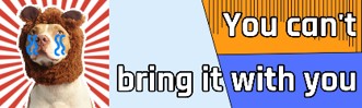 You Can’t Bring It With You logo