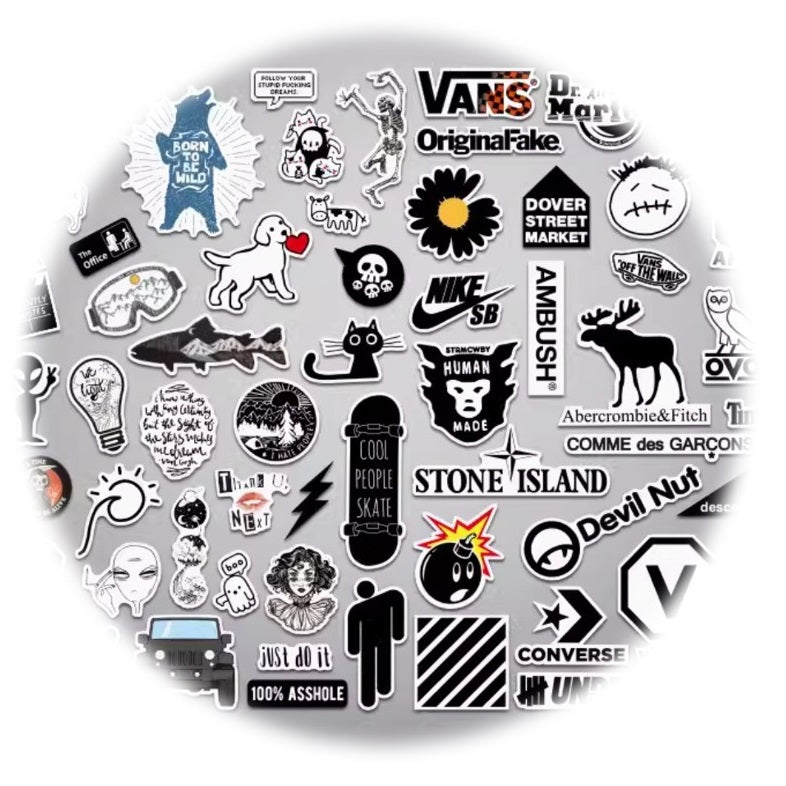 Cool Logo Stickers - Trendy Brand