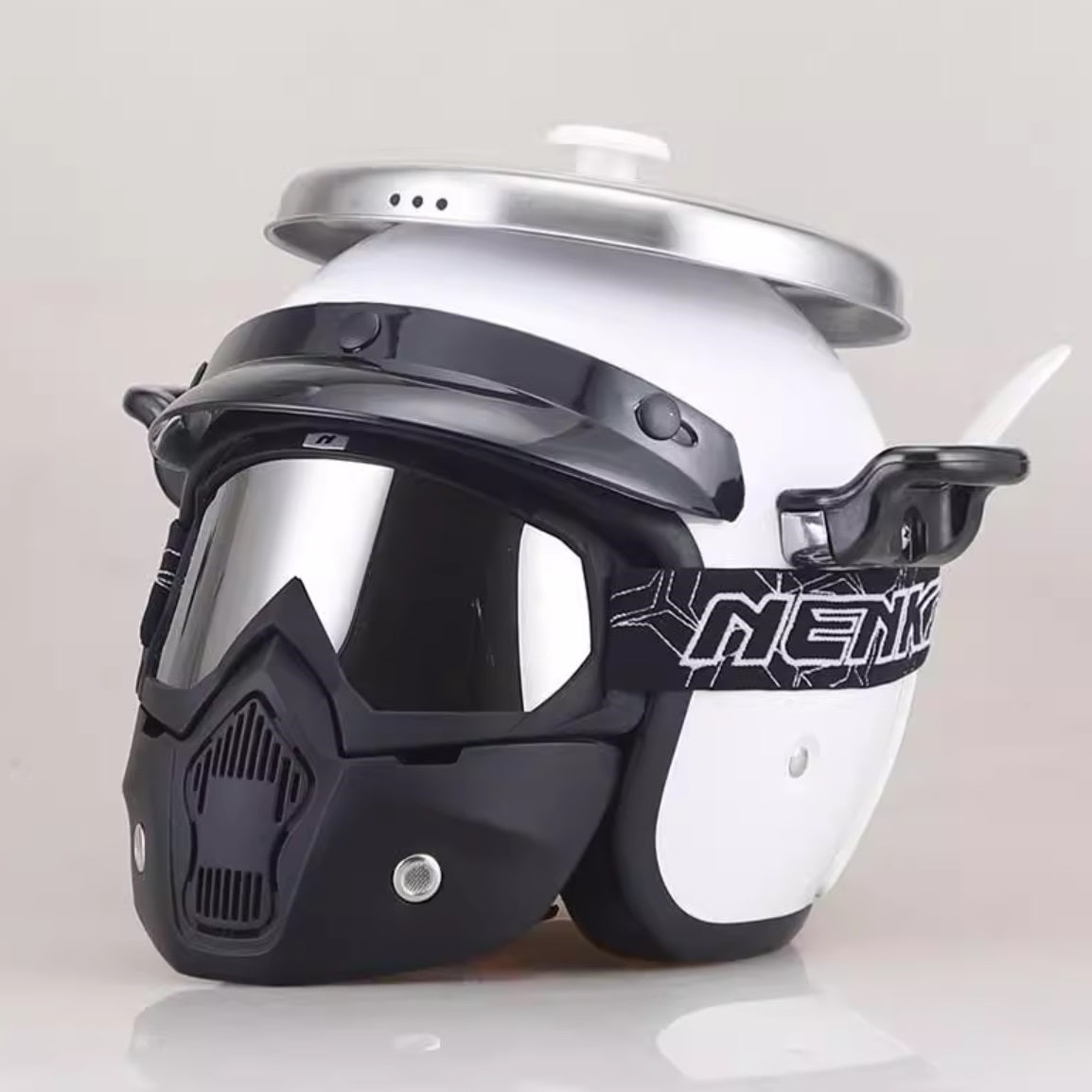 Electric Cooker Shape Cosplay Helmet with Mask
