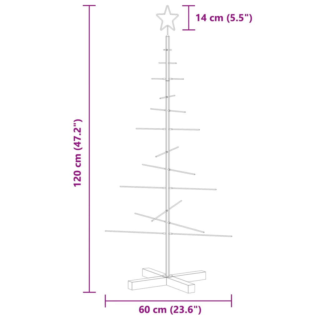Christmas tree with wooden stand 120 cm   Christmas tree