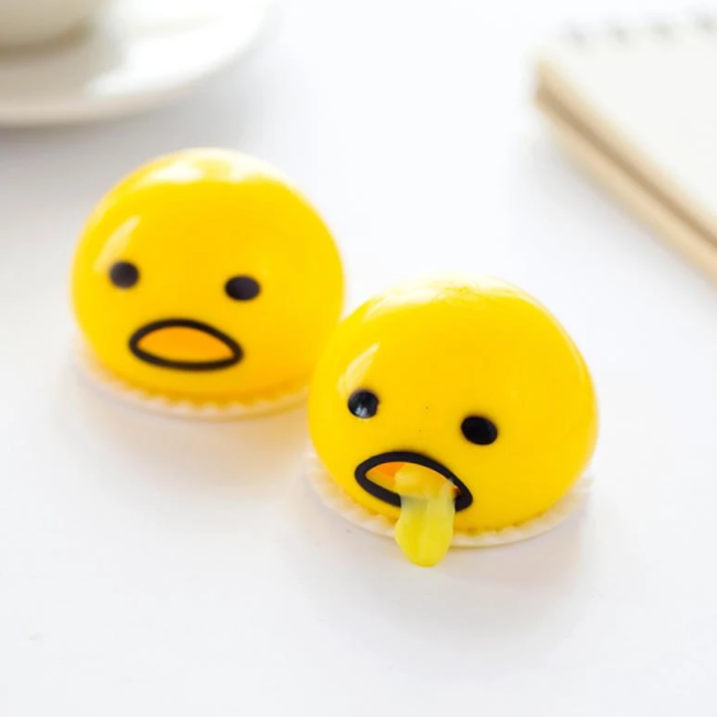 Squishy Puking Egg Yolk Stress Ball youcantbringitwithyou