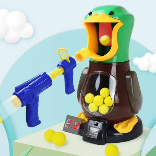 Novelty Shooting Toys with Light Hungry Shooting Duck youcantbringitwithyou